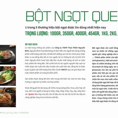 Bột ngọt Queen 454g